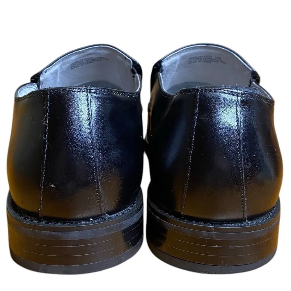 Stacy Adams Hillman Black Toe Loafer Dress Shoes Men’s Size 10M 24199-01